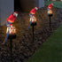 Decorative LED Garden Waterproof Yard Lamp In Shape Of Parrot Outdoor Resin Solar Lights For Pathway Doorway Lawn