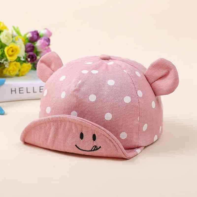 Modern fashion Cute Baby Caps Cute Ear For Baby Girl/Boy Beach Sun Hats Children with Adjustable Snapback Hat For Kids