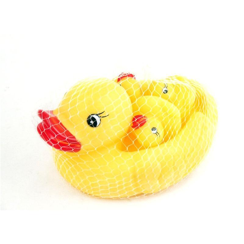 Baby Shower Bath Toys Little Duck  Set Baby Kids Toy Storage Mesh Toy Bag Net Bathroom Organizer Toys For Kids