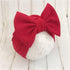 Elegant Winter Autumn Baby Girls Hat Big Bow Cotton Wool Knitted Thick Warm Baby Hat For Girls