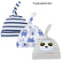 Printed Baby Hats & Caps For Newborn Baby Accessories In Elegant Modern Design Set Of 3PCS For Baby Kids