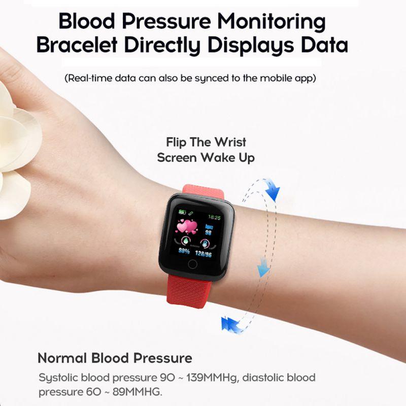 Modern NEW Smart Watch With Heart Rate Blood Pressure and Sports Wristband for Android Sistems