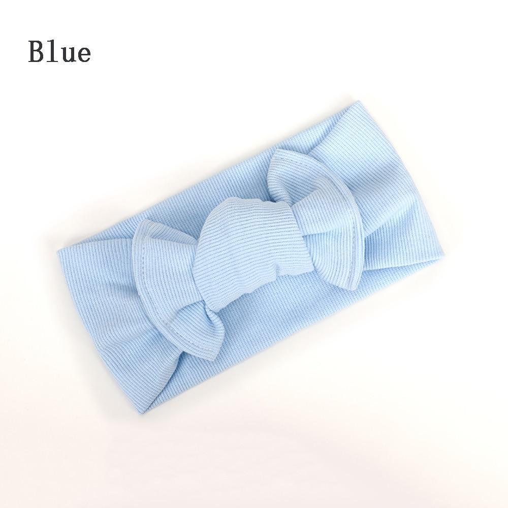 Baby Bow Hairband Elastic Headband Cute 3D Flower Stretch Turban Flower Head Wrap Princess Hair Accessories Bow For Baby