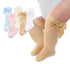 Princess Cute Baby Knee High Stylish Cotton Bow Soft Comfortable Socks Flexible Breathable Sock For Baby Girls