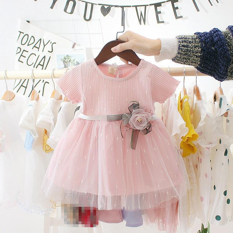 Modern Luxury elegant Newborn Baby Girl Dress for New Fashion  Cute Princess Baby Dress Infant Clothing