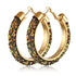 New Big Circle Round Hoop Earrings for Women's Fashion Statement Golden Punk Charm Earrings Party Jewelry