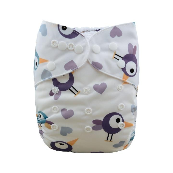 Baby One Size Fits All Reusable Baby Cloth Diaper with  Microfiber Insert Diaper For Baby Boys and Baby Girls In Modern New Printed Design