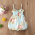 Luxury Modern Colorful Floral Design Toddler Baby Girl Summer Floral Print Sleeveless Dress FOr Baby Girls