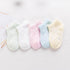 5 Pair Comfortable Breathable Mesh Cotton Soft Pink Blue Newborn Socks For Boy And Girl