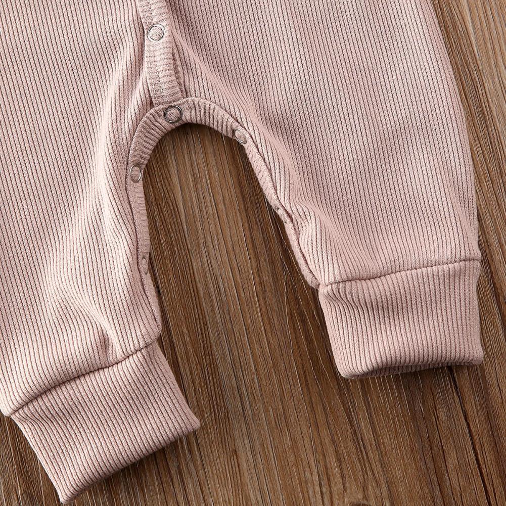 Baby Girl / Boy Clothes Kids Knitted Long Sleeve Autumn Winter Romper Solid Jumpsuit Outfit