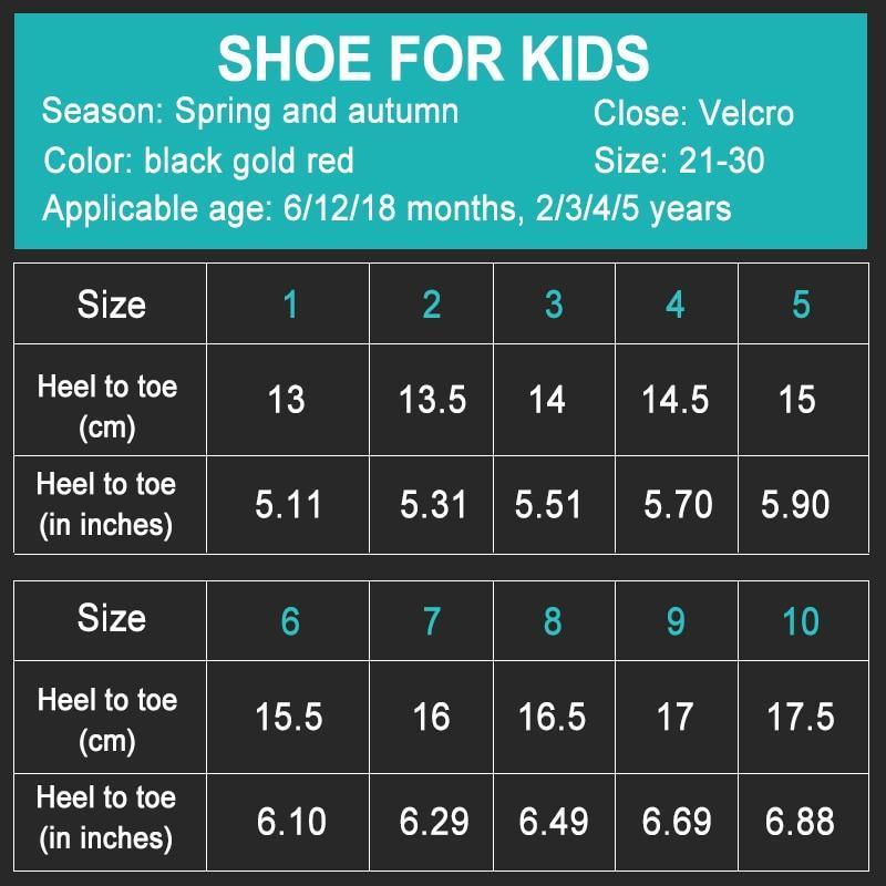 Toddler Baby's Soft Casual Walking Shoes Non-Slip Sole Unisex Newborn Black Red Gold Color