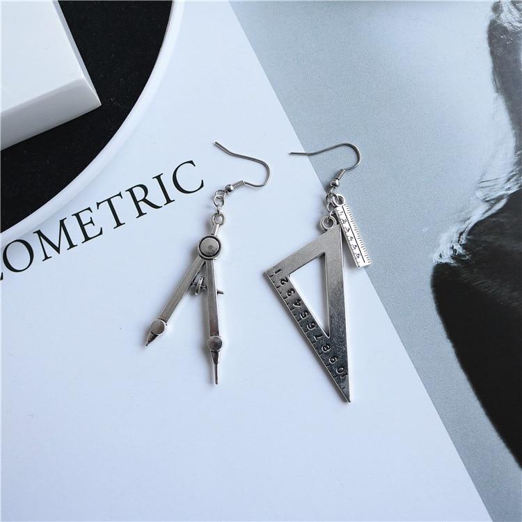 Luxury Punk Sliver Drop Earrings With Creativity Jewelry Accessories For Women In Simple Fashion Design