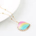 Boho Conch Shell Necklace Shell Gold Shell Chain Necklace Women Seashell Choker Necklace Pendants Jewelry Bohemian Female