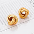 Modern Retro New Trend Flashbuy Gold Alloy Drop Earrings For Women  In Simple Exaggeration Elegant Style