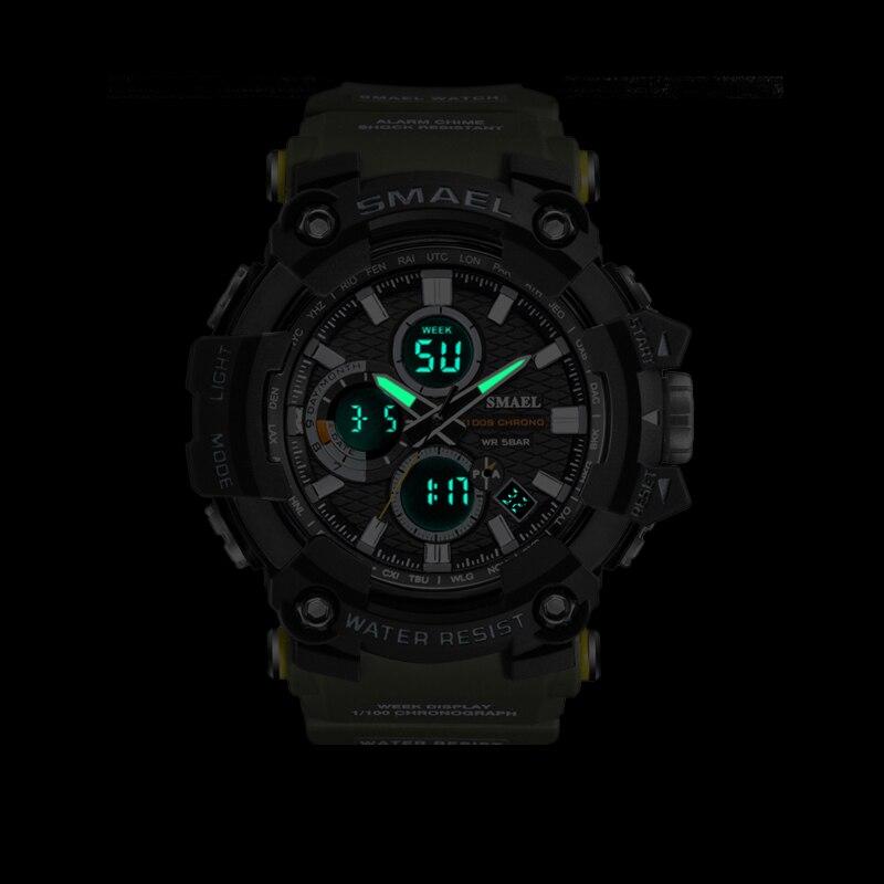 Men's  Sports Watches Top Brand Luxury Military Quartz Watch Men Waterproof 50M Shock  Digital Whats Relogio Masculino