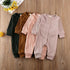 Baby Girl / Boy Clothes Kids Knitted Long Sleeve Autumn Winter Romper Solid Jumpsuit Outfit