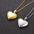 Romantic Heart Photo Frame Necklaces for Women  Excelent Gifts Which Can Be Opened Stainless Steel Promise Love Keepsake Jewelry Design