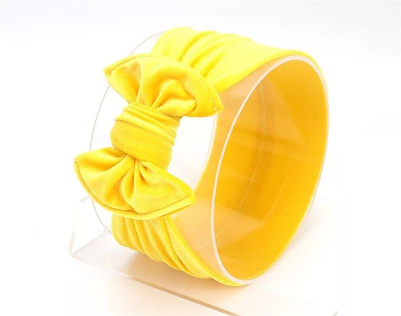 Gold Luxury Hairbands Newborn Baby Turban Infant Toddler Elastic Hair Bands Baby Girl Hair Accessories For Kids