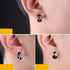 Modern Punk Titanium Steel Ear Clip Luxury Earrings For Men Women Elegant Print Pattern Black Trendy No Pierced Fake Ear Circle