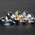 Luxury Chain Cool Stainless Steel Rotatable Men Ring High Quality Spinner Chain Punk Men Jewelry Style for Party Gift