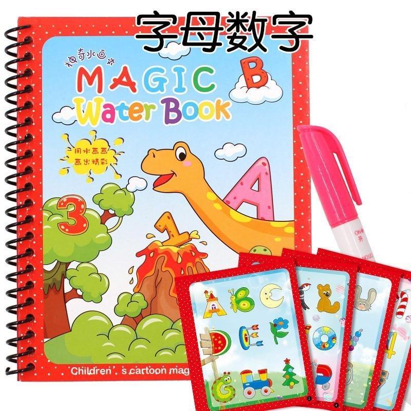 Early Education Montessori Painting Drawing Board For Kids Toys Coloring Book Doodle & Magic Pen Magic Water Drawing Book