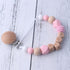 Baby Boy Wood Chew Pacifier Clips Dummy Chain Holder Cute Soother Chains Baby Girl Teething Toy