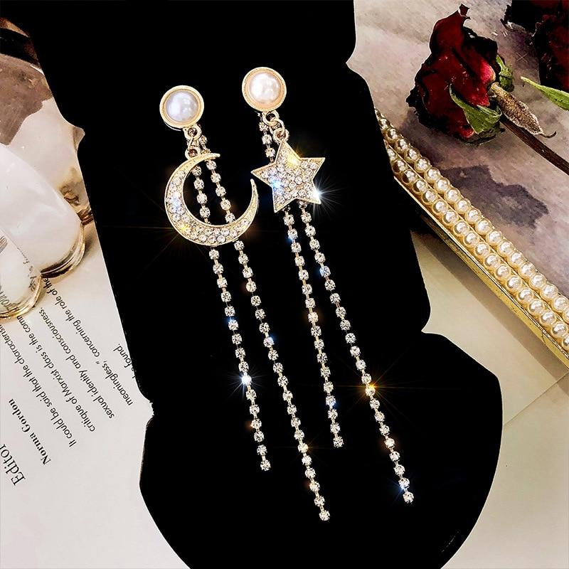 NEW Luxury Tassel Earrings In Drop Jewelry Earrings Fashion Style Collocation Acrylic Big Earrings For Women