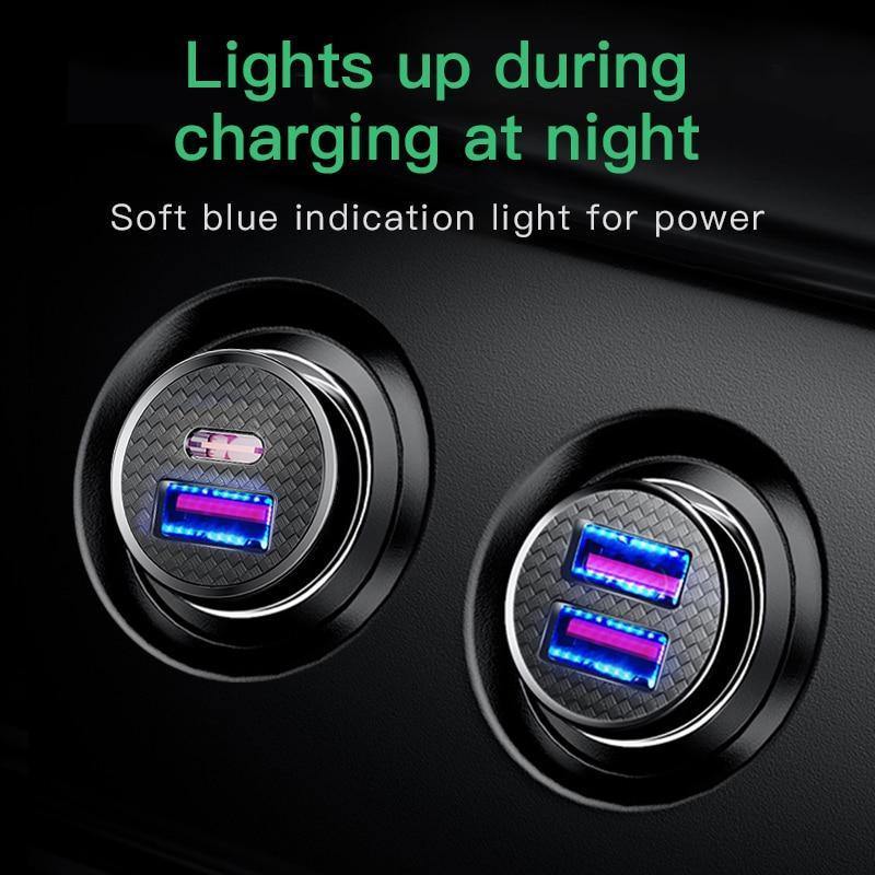 USB Car Charger Quick Charge 4.0 3.0 QC4.0 QC3.0 QC SCP 5A Type C PD Fast Car Chargers