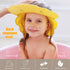 Modern Water Eyes Ears Shampoo Cap Wide Brim Hair Washing Baby Shower Infant Duck Shape Guard Hats For Kids