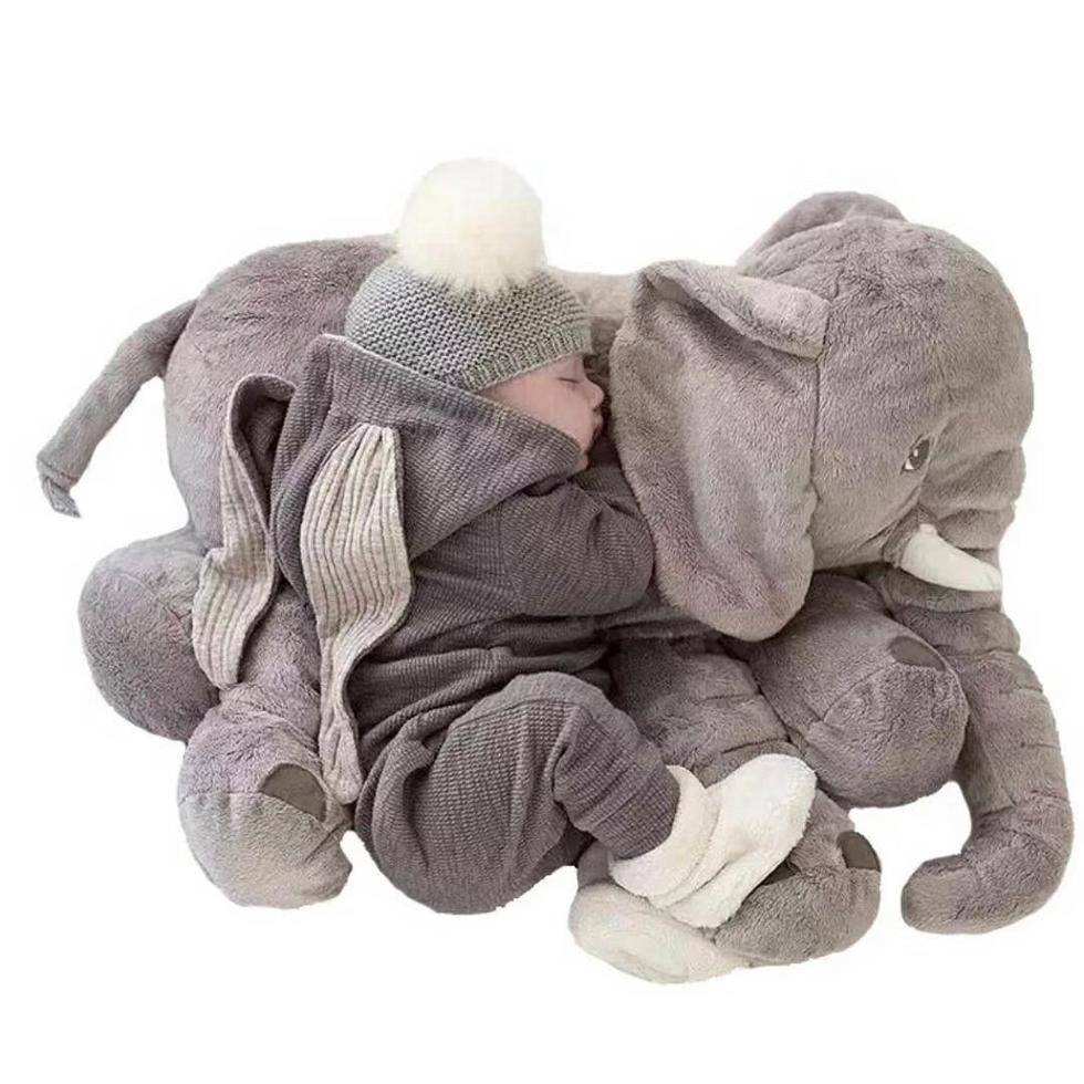 Kids Elephant Soft Pillow Large Elephant Toys Stuffed Animals Plush Toys Baby Plush Doll Infant Toys Children Gift