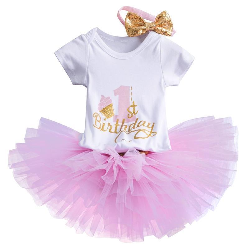 Modern Luxury Unicorn Party Dresses For 1 Year Baby Girl Birthday Outfits FOr 1st Birthday Party In Modern New Design