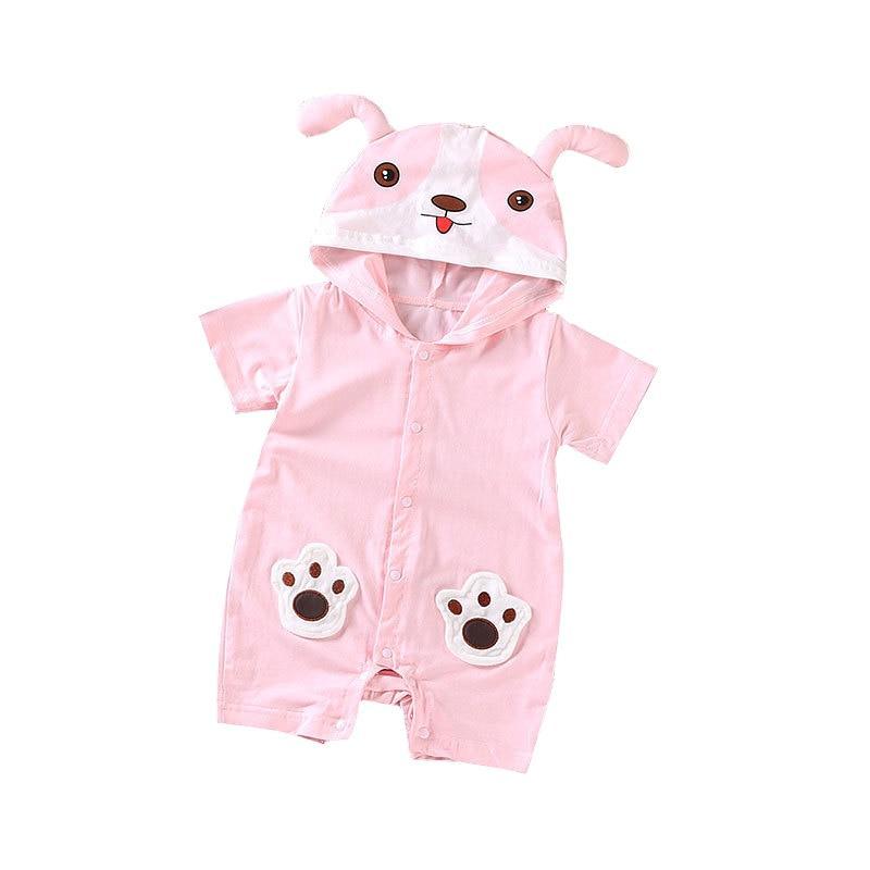 Infant Jumpsuit Summer Romper Cartoon Animal Print Girl  and Boy Cotton Suit Newborn Romper Design