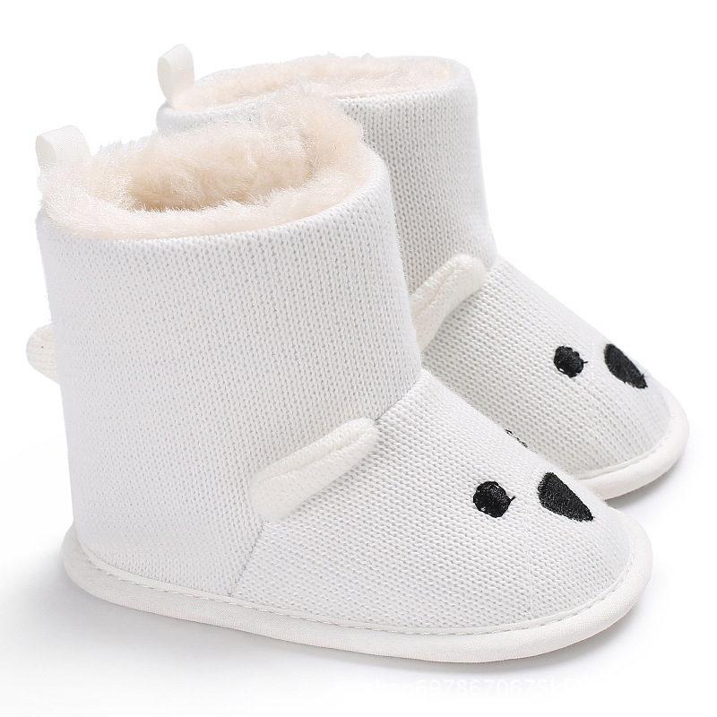 Baby Girls Boys Winter Boots Soft Infant Toddler Newborn Cute Cartoon Shoes Lightweight Snowproof Shoe