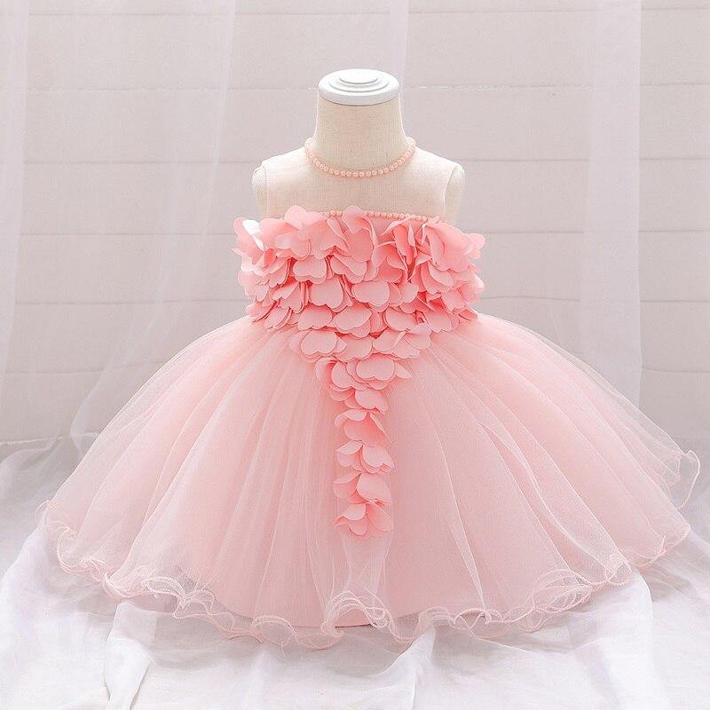 Luxury Modern Designer Toddler Baby Girl Infant Princess Lace Tutu Dress Baby Girl Wedding Dress Kids Party Dress