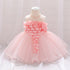 Luxury Modern Designer Toddler Baby Girl Infant Princess Lace Tutu Dress Baby Girl Wedding Dress Kids Party Dress