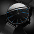 2020 Minimalist Men's Fashion Ultra Thin Watch Simple Men Business Stainless Steel Mesh Belt Quartz Watch Relogio Masculino