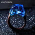 Epic Handmade Luxury Wedding Wood Resin Stone Ring Elegant With Magnificent Fantasy Secret Magic Landscape Wooden for Women and Men