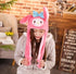 Modern Elegant Winter Interesting Girls Animals Ear Moving Jumping Hats Children and Adults Women Warm Rabbit Winter Caps In Modern Design