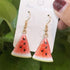 Unique Resin Stereo Lemon Orange Earrings With Long Pendant Fashion Summer Fruit Jewelry Designs For Girls And Teenagers