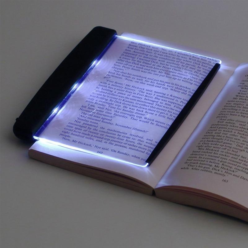 Modern Flat Plate LED Book Light Reading Night Light Portable Travel Led Desk Lamp Eye Protect for Reading books