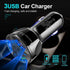 NEW 30W 3A Car Charger Quick Charge 3.0 4.0 Universal 3 USB Port Fast Charging Adapter For Car