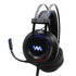 Modern Gaming Headset with Mic LED Light Deep Bass Game Stereo Earphones Headphones for PC PS4 (Black)