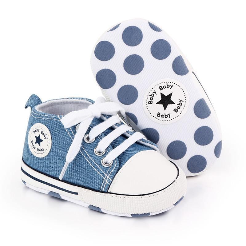 New Soft Baby Sneaker For Newborn Sport Shoes For Baby Boys Girls Infant Toddler Bottom Anti-slip First Walkers 0-18 M