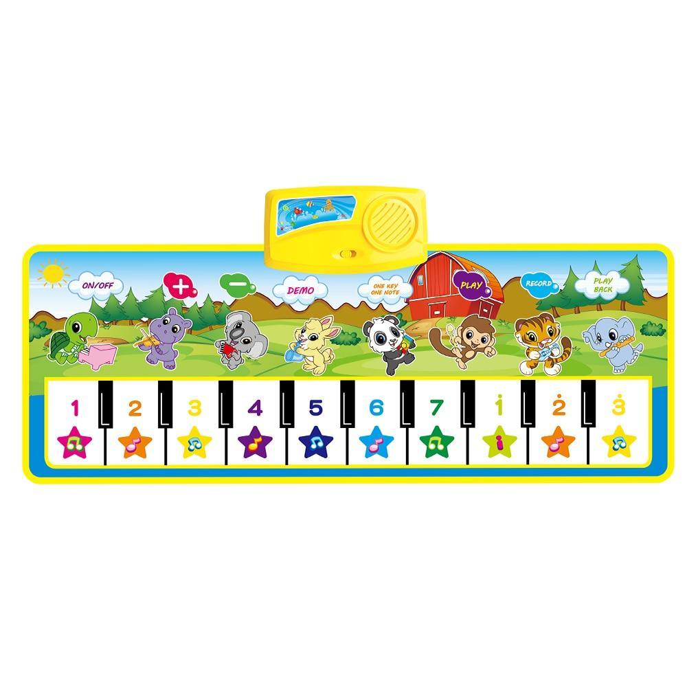 Modern Musical Mat Baby Play Piano Mat Keyboard Toy Music Instrument Game Carpet Music Toys Educational Toys For Kids