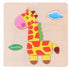 Baby Toys Wooden 3D Puzzle Cartoon Animal Intelligence Kids Educational Brain Teaser Children Tangram Shapes Learning