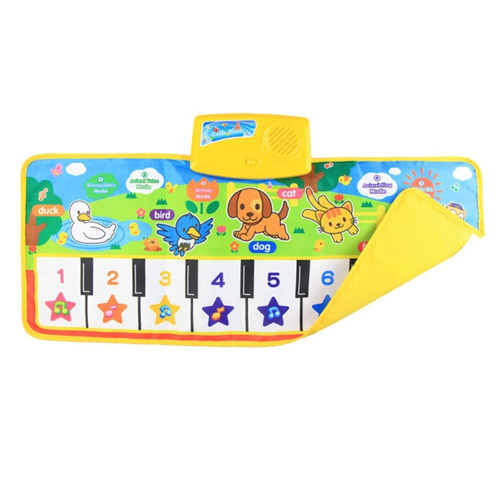 Baby English Musical Piano Music Carpet Baby Kids Play Mat Carpet Educational Electronic Baby Toys For Kids