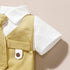 Luxury Modern baby Suit New boy's Jumpsuit Baby Short-sleeved Gentleman Suit Tie Robe summer Suit For Birthday and Party