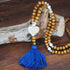 New Modern Bohemian Necklace Luxury Handmade Stones Tassels Elegant Wood Beads Amazing Necklace Long For Women Jewelry Gifts