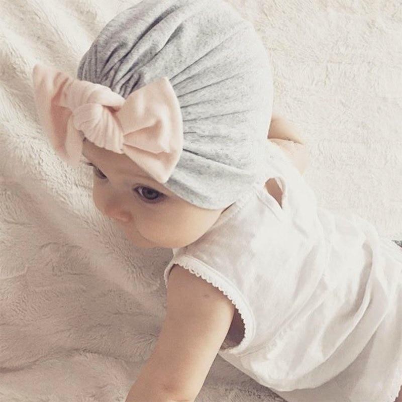 Elegant Flower Baby Hat Toddler Turban Head wraps Kids Bonnet Hat Newborn Baby Hat For Baby Girls