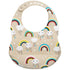 Cartoon Printed Adjustable Waterproof Silicone Feeding Bib Burp Cloth for  Baby